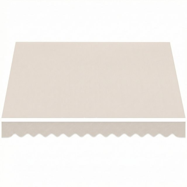 Outsunny Markisenbespannung in Creme mit UV-Schutz und Wasserabweisung als Ersatzstoff für 3,5 x 2,5 m - Bild 1