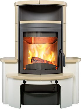 Hark Avenso GT ECOplus Kaminofen in Creme mit Automatik und 6 kW Leistung - Bild 2