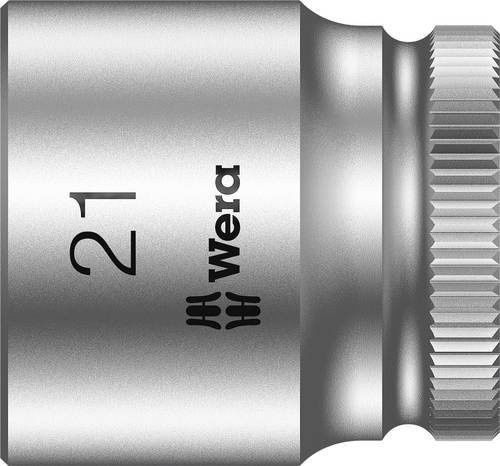 Wera Außen-Sechskant Steckschlüsseleinsatz 21mm 3/8 in Silber - Bild 1