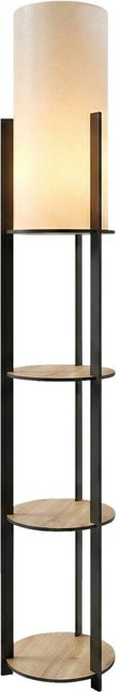 Opviq Stehlampe Eiche in modernem Design mit E27 Fassung, B/T/H: 17 x 17 x 135 cm - Bild 1