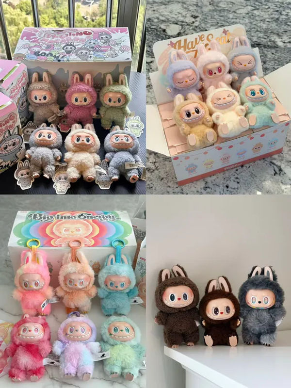 POP MART LABUBU THE MONSTERS Macaron Have A Seat Blind Box Mehrfarbige Kawaii Anime Actionfiguren - Bild 5