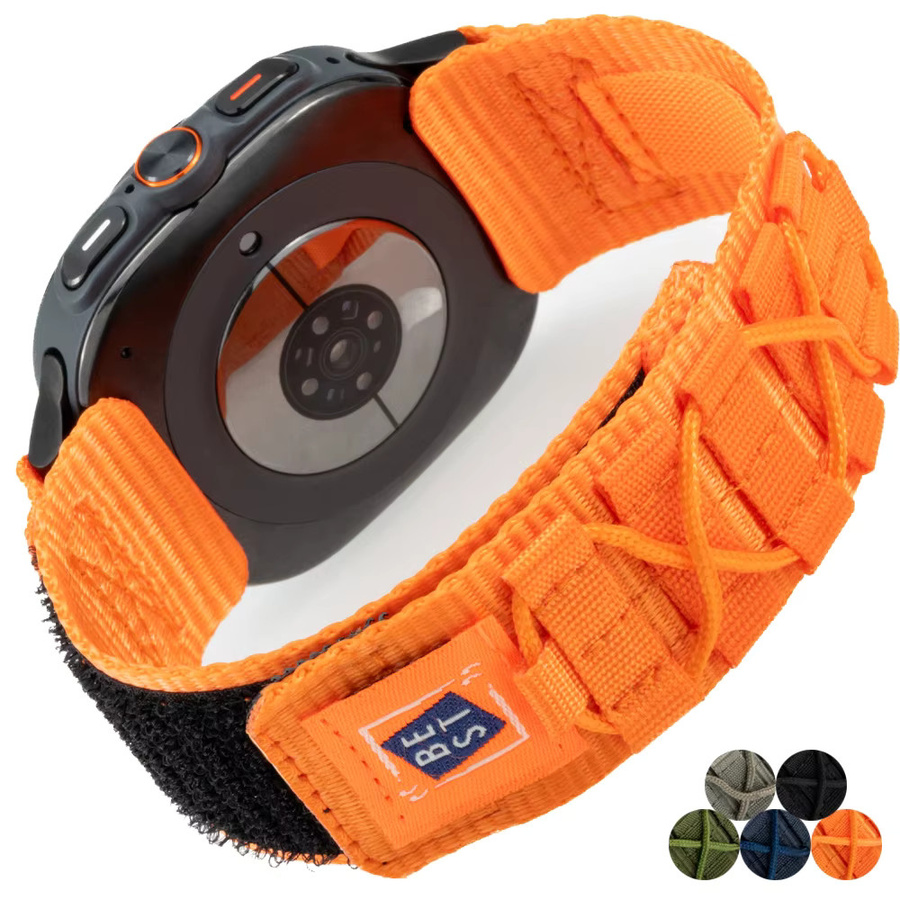 CAOWTAN Uhrenarmband Nylon, Textil/NATO, Unisex, Samsung Galaxy Watch Ultra 47mm - Bild 4
