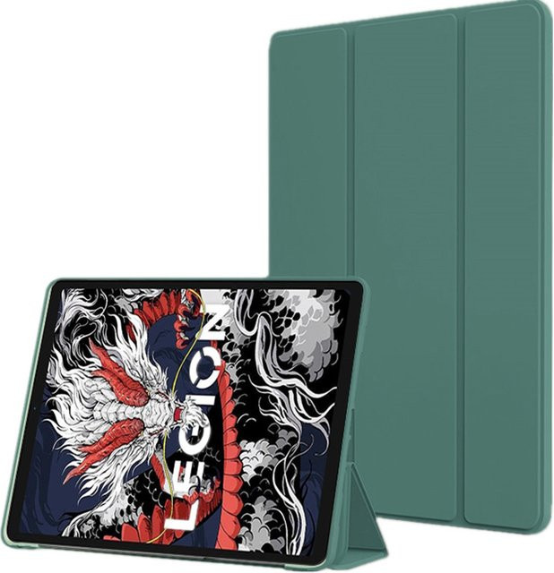 Lenovo Legion Y700 3rd Generation Tablet Hülle TB321FU Trifold Leder Flip mit weicher TPU Rückseite in Pink - Bild 1