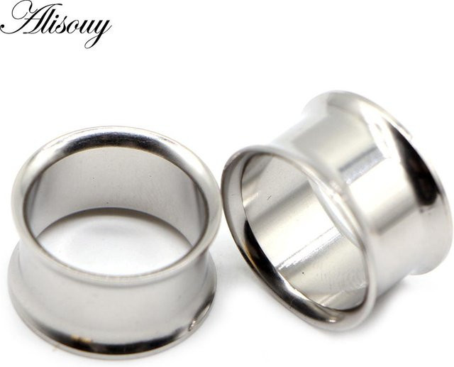 Alisouy Ohrringe, Edelstahl, Silber, 6mm, Damen - Bild 1