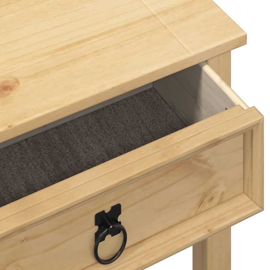 vidaXL Konsolentisch Corona aus massivem Kiefernholz in Honig, B/T/H: 55 x 35 x 73 cm - Bild 2
