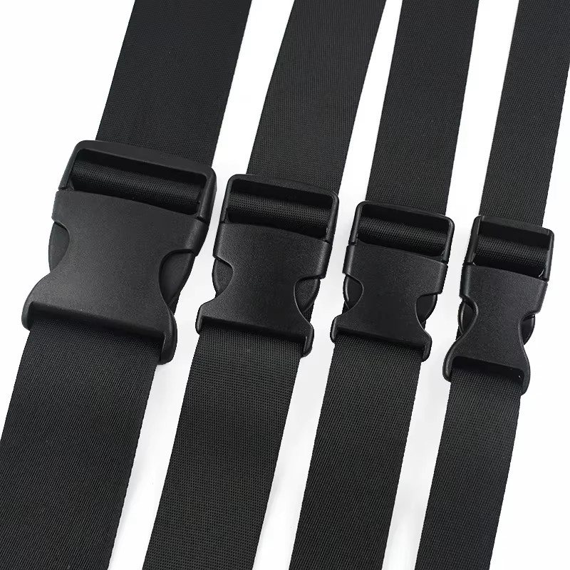 Meetee Kunststoff-Schnellverschlüsse in Schwarz für Taschen, Gürtel und Hundehalsbänder, 10-50mm Breite - Bild 3