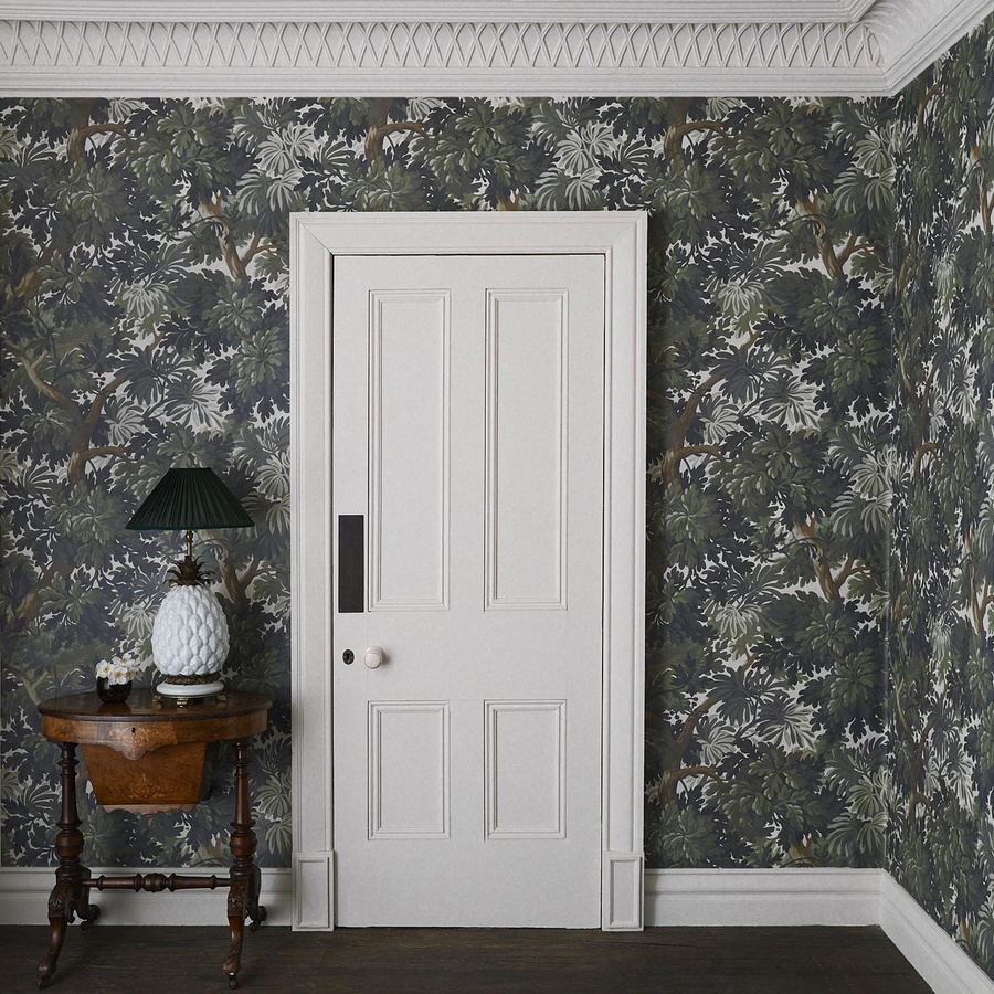 House of Hackney Tapete Foris Magna Verdure in Grün mit floralem Naturmotiv - Bild 1