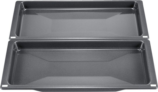 Siemens Universalpfannen HZ530000 Backblech, 2 Stück, Anthrazit/Grau - Bild 1