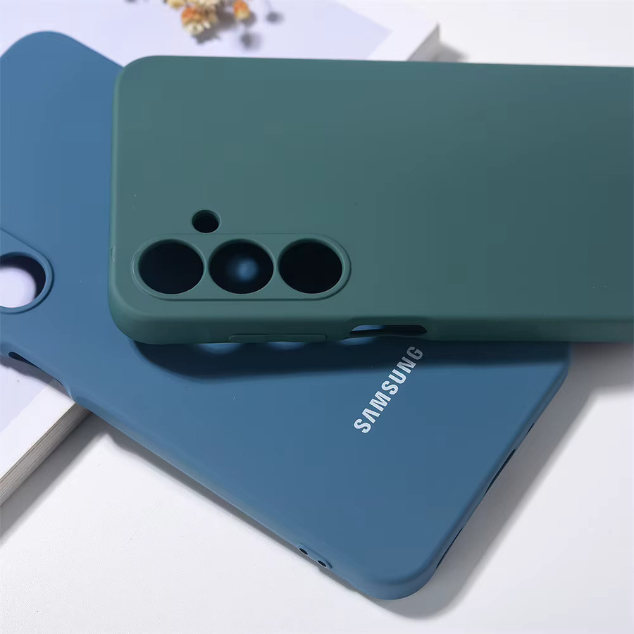 Stoßfeste TPU Handyhülle aus weichem Silikon für Samsung Galaxy A16 und A36 in Green und Blue - Bild 2