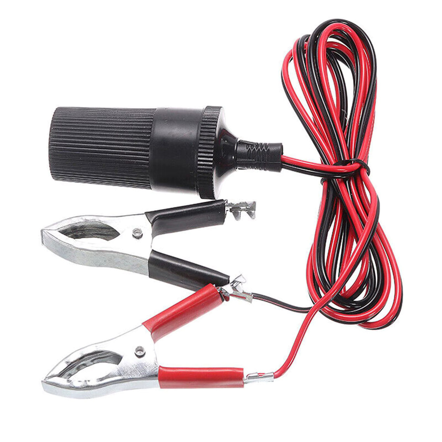 12V Hochleistungs-Auto-Adapter mit Zigarettenanzünder-Stecker und Kupfer-Anschluss für 220W Steckdose - Bild 2