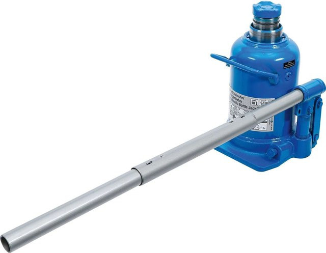 BGS Hydraulischer Flaschenwagenheber 10 t in Blau aus Stahl - Bild 1