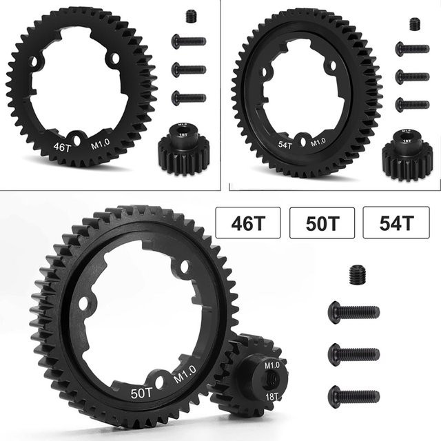 Esilun Gehärtetes Stirnrad Getriebe, Metall, Schwarz, Zubehör - Bild 1