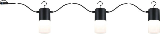 Paulmann Plug & Shine LED-Lichterkette Tubs in Anthrazit für den Außenbereich mit warmweißem Licht und IP44 Schutz - Bild 1