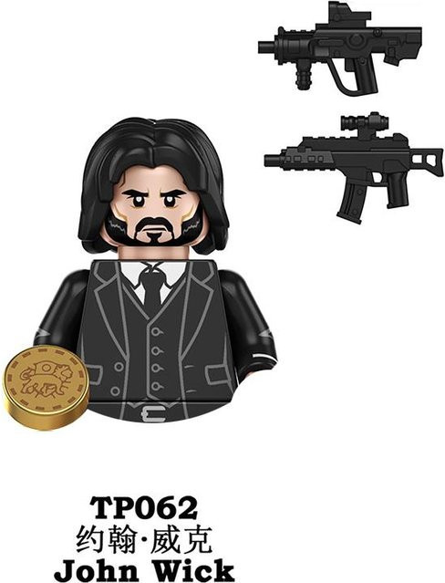 MINISO The Boys John Wick Caine Bausteine, Mini-Actionfiguren - Bild 1