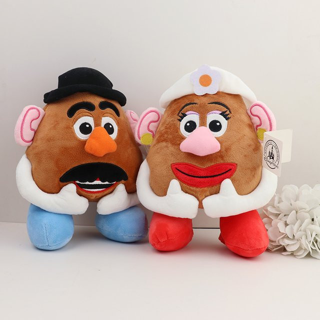 Bandai Disney Toy Story Herr und Frau Kartoffelkopf, Plüschtier-Set, 2-teiliges Set - Bild 1