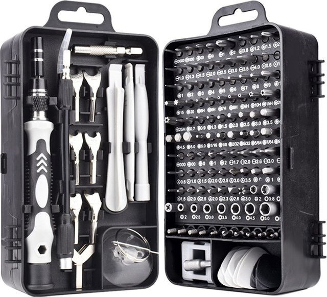 Präzisions Schraubendreher Set ZJMZYM in Orange mit Torx und Hex Bits für Laptop, Telefon und Uhr Reparaturen - Bild 1