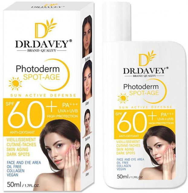 DR.DAVEY Sonnenschutzlotion LSF 60+, 50 ml - Bild 1