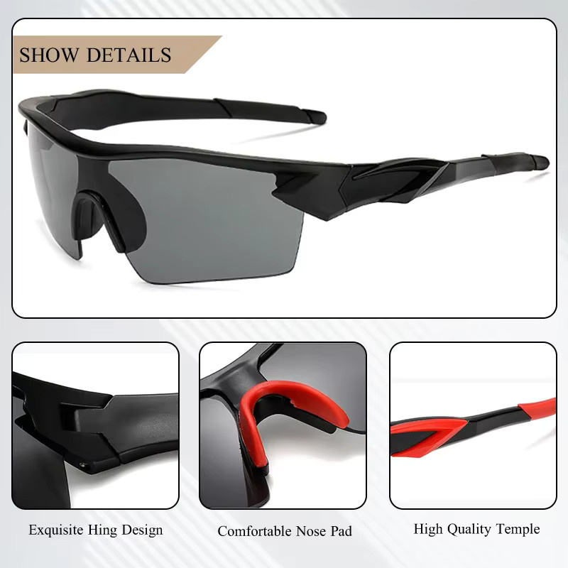 Crixalis Square Sonnenbrille, Vollrand, Kunststoff, Unisex - Bild 3