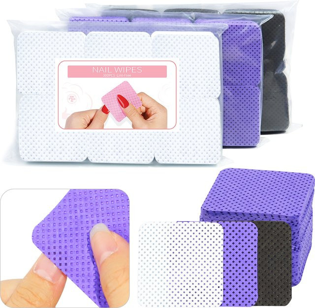 Misscheering Nagellackentferner Serviette, White, Unisex, 300 Stück - Bild 1
