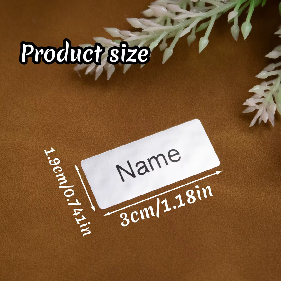 Personalisierte Namensaufkleber in Gold für Kinder und Kita, individuelle Etiketten aus Papier als anpassbare Geschenke - Bild 2