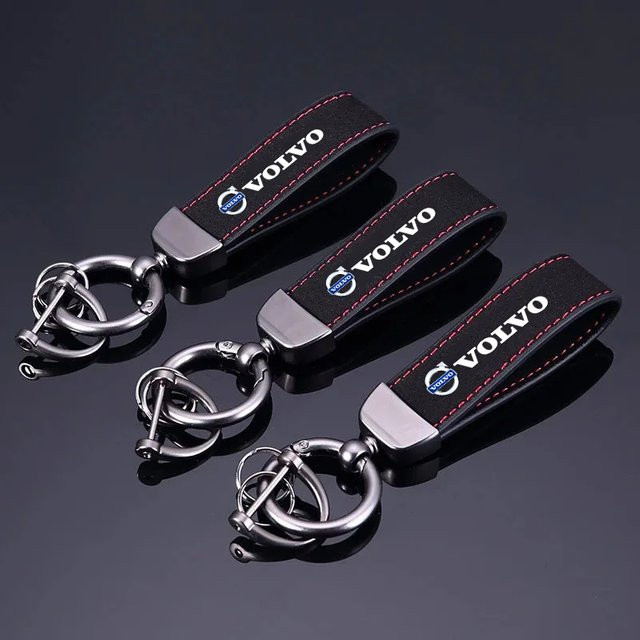 VOLVO Schlüsselring Wildleder, Unisex - Bild 1
