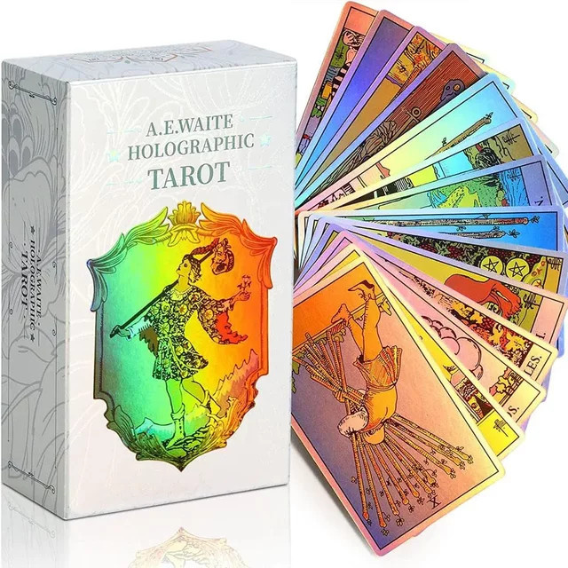 MagicSeer Rainbow Tarot Cards Decks, Tarot-Karten- und Buchsets, Fantasy, Bunt / Mehrfarbig - Bild 1