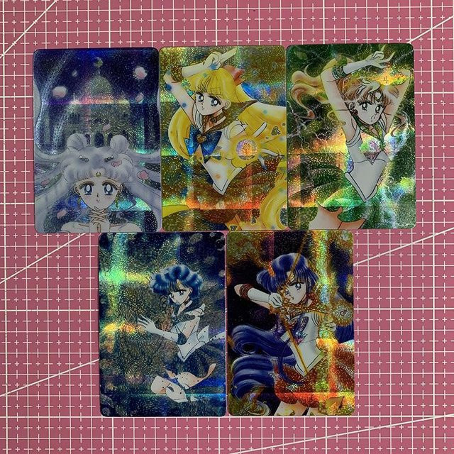 Yiran toy 1 Sailor Moon Sammel-Flash-Karte, 5-teiliges Set, ab 14 Jahren - Bild 1