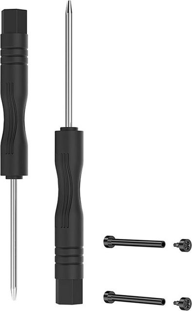 HQstrap Uhrenschraubenstange, Edelstahl, schwarz, 22mm, Unisex - Bild 1