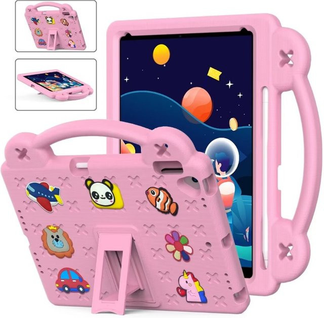 Greliana EVA Kinderhülle für iPad mit Griff und Ständer in Gelb oder Pink - Bild 1