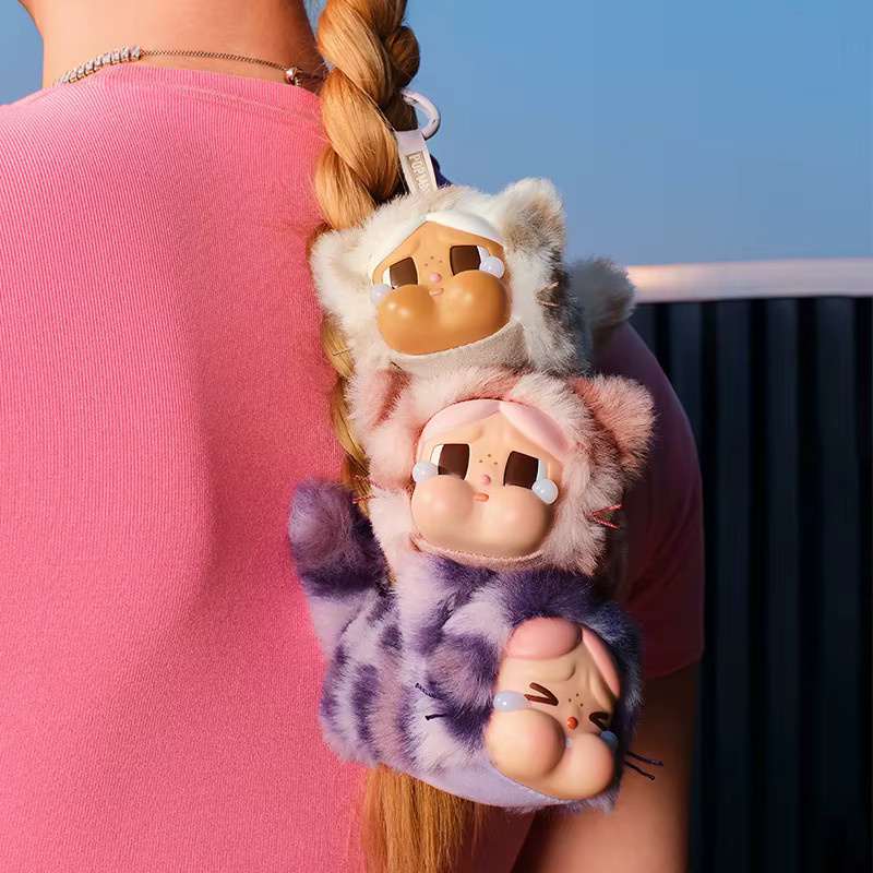POP MART CRYBABY Wild But Cutie Series und Crying Again Series, Plüsch-Anhänger-Blindbox und Plüsch-Abzeichen-Blindbox, Set / Bundle - Bild 4
