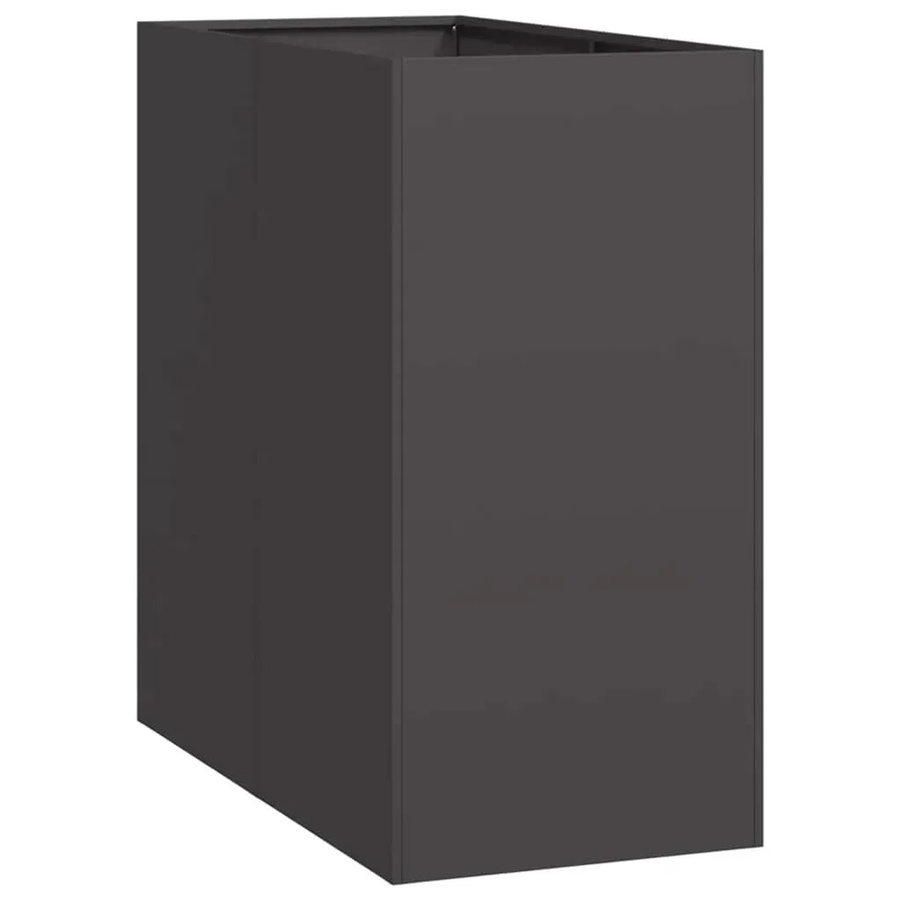 vidaXL Pflanzkübel Hochbeet aus Stahl in Schwarz, B/T/H: 40 x 80 x 80 cm - Bild 2