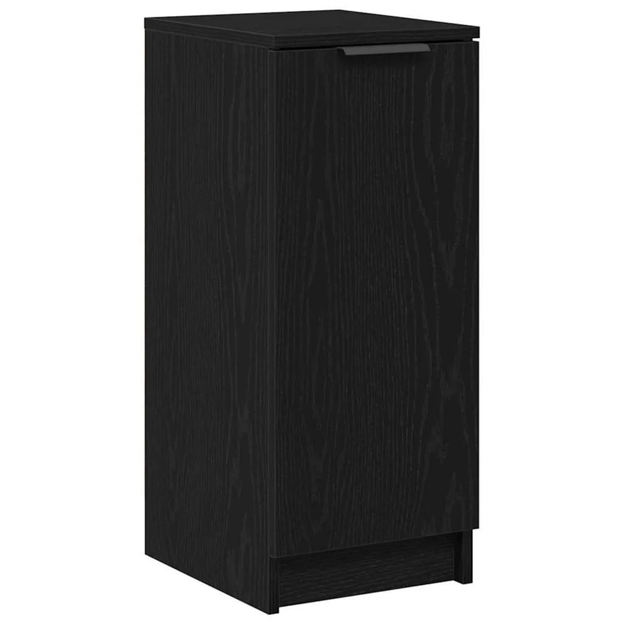 vidaXL Schuhschrank mit Regal in Schwarz und Eichen-Optik, B/T/H: 29,5 x 35 x 70 cm - Bild 2