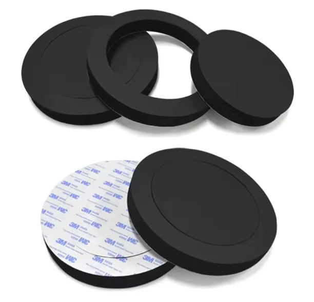 2er-Set Auto Lautsprecher Schaum Pads zur Bassverbesserung und Schalldämmung, 6,5 Zoll, Schwarz - Bild 2