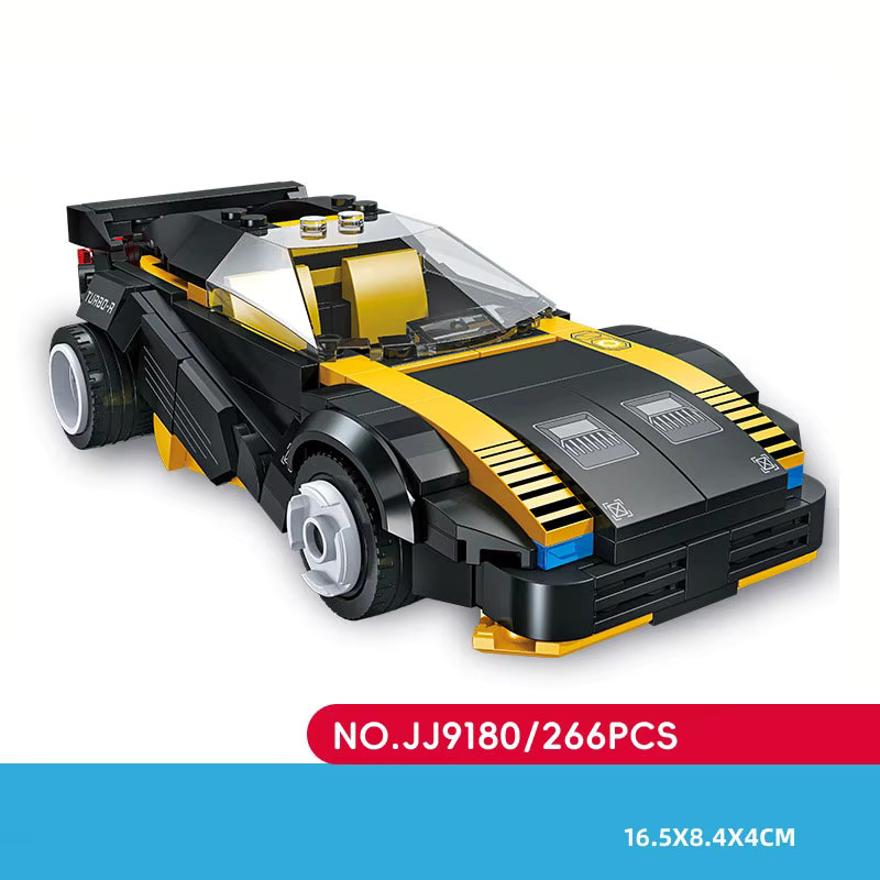 Xturboman Cyberpunk 2077 Turbo-R 740 Super Sportwagen, Spielfahrzeug, Ziegelmodell - Bild 4