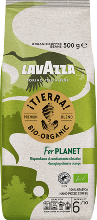 Lavazza Tierra Organic For Planet, Bio-Kaffee, Ganze Bohne, 500g