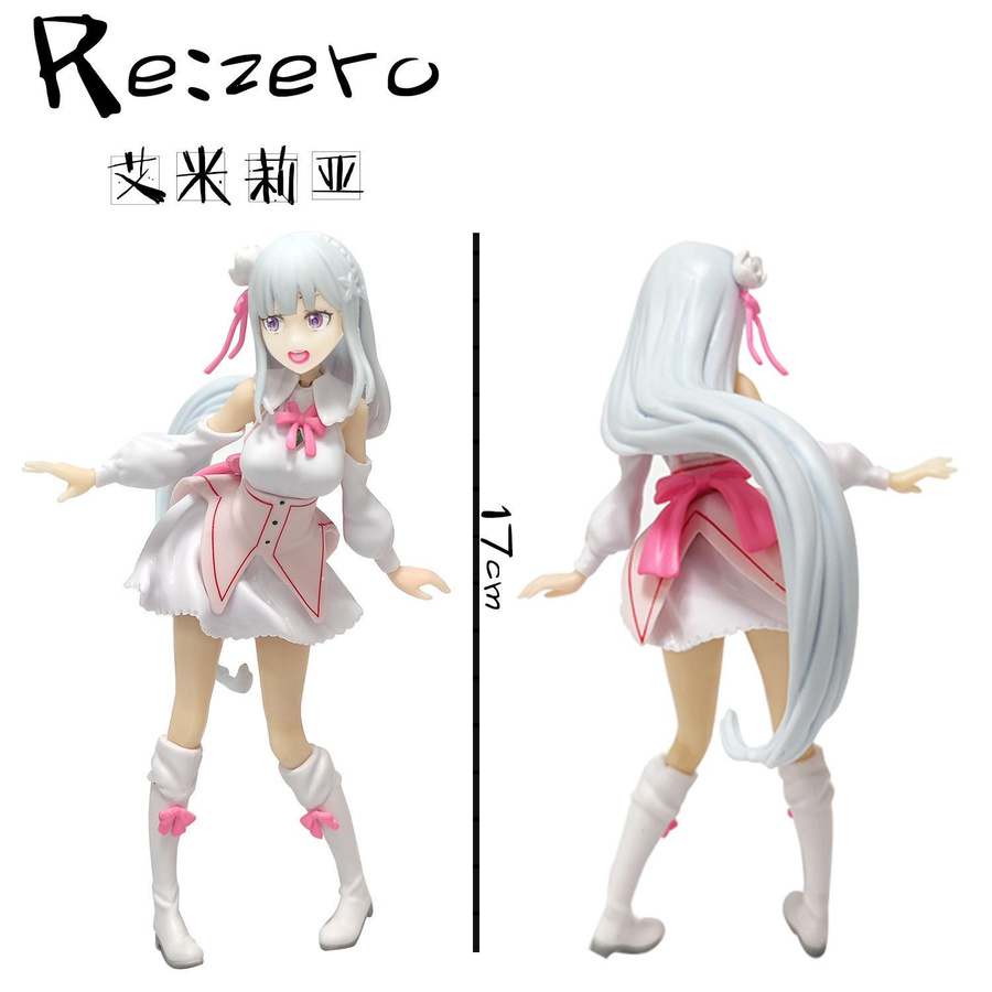 Yiran toy 1 Re:Zero Starting Life in Another World Emilia Actionfigur 17cm - Bild 2