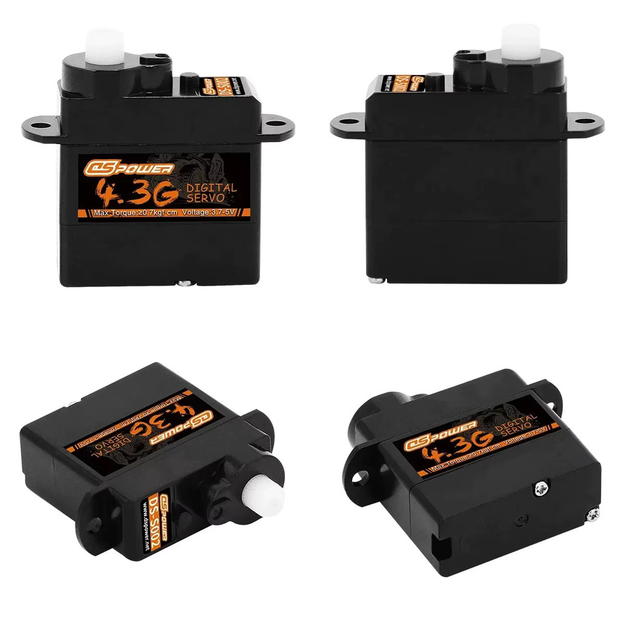 DSPOWER Micro Digital Servo Coreless, mit Kunststoffgetriebe, Zubehör - Bild 2