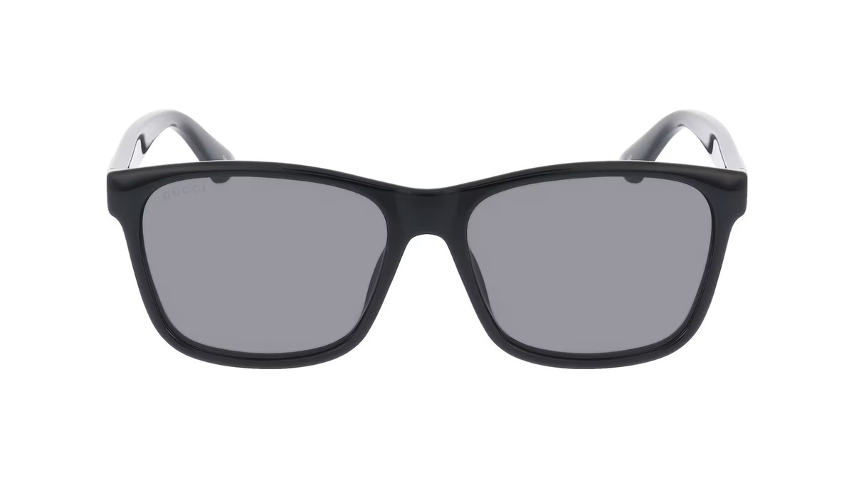 Gucci GG0746S Sonnenbrille Vollrand, Eckig, Kunststoff, Herren, Schwarz, Grau - Bild 1