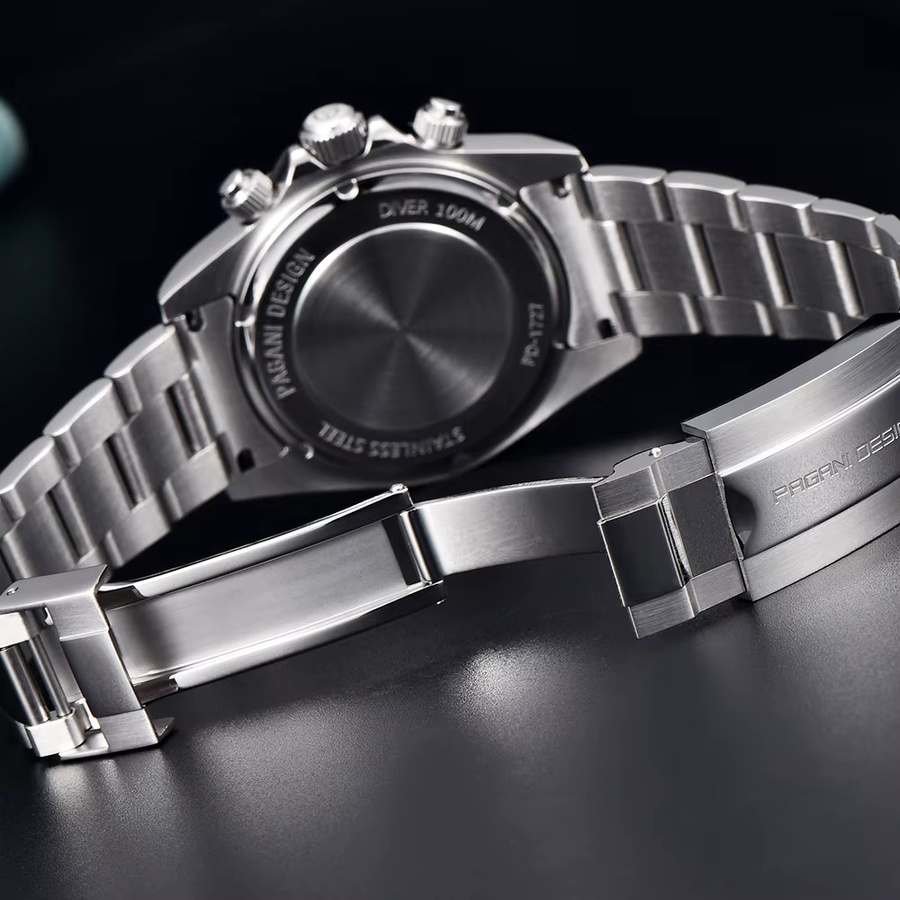 Pagani Design Chronograph, Quarz, Edelstahl, Saphirglas, Herren - Bild 4
