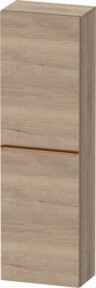 Duravit Halbhochschrank D-Neo in Beige Matt mit 1 Tür und 4 Regalböden, Wandmontage, B: 40 cm, T: 24 cm, H: 132 cm - Bild 1