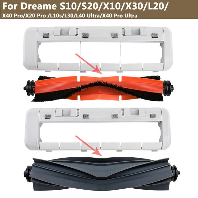 Dreame Ersatzteil Hauptbürstenabdeckung für L10s L20 L30 L40 Ultra S10 X10 X20 Pro X30 X40 Pro X40Pro Ultra Saugroboter - Bild 1