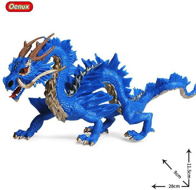 Oenux Drachen Dinosaurier Actionfiguren Tiere Modell PVC ab 3-6 Jahren - Bild 1