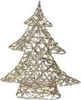 LUMINEO Lichtfigur Baum LED in Gold/Messing mit Timer und Warmweißem Licht, Höhe: 72,0 cm - Bild 1