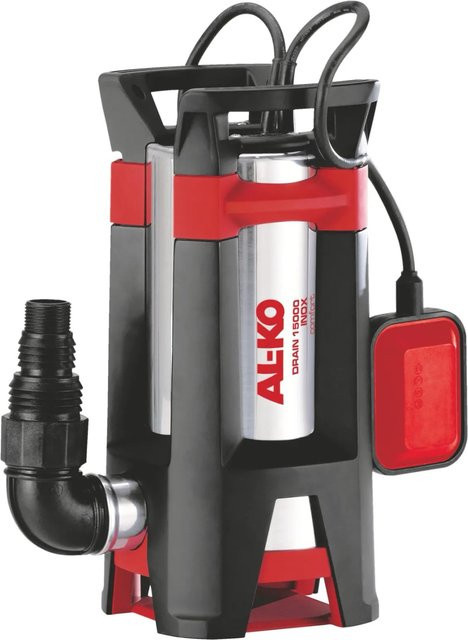 Al-Ko Tauchpumpe Drain 15000 Comfort Inox in Rot und Silber - Bild 1