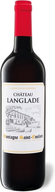 Château Langlade Montagne Saint-Émilion AOP Rotwein 2022 trocken 0,75 l - Bild 1