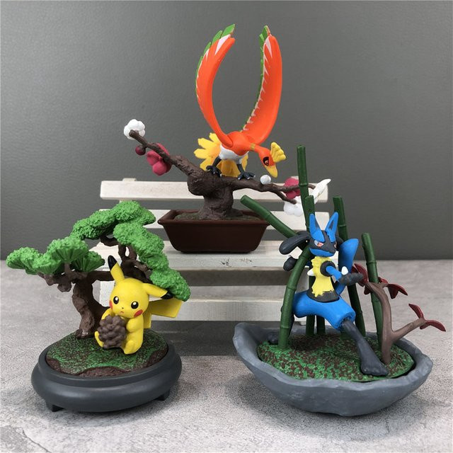 ReMent Pokémon Bonsai Collection Blind Box Pikachu Mawile Ho-Oh, Spielzeugfigur - Bild 1