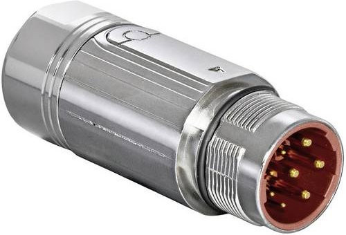 Intercontec Industriesteckverbinder M23 Serie 923 Leistungssteckverbinder BKUA199MR24480200C00 in Silber aus Metall - Bild 1