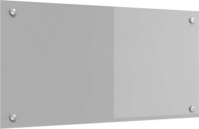 vidaXL Küchenrückwand aus gehärtetem Glas in Hellgrau, B: 80 cm, H: 40 cm - Bild 1