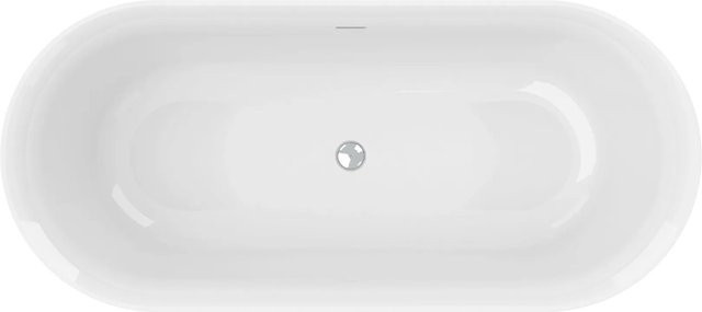Ottofond Badewanne Mince Freistehend Weiß 170 cm - Bild 1