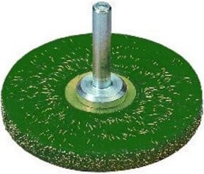 Osborn Rundbürste aus Stahl mit 6 mm Drahtstärke, gewellt, Durchmesser: 63 mm, Höhe: 8 mm für den Winkelschleifer - Bild 1